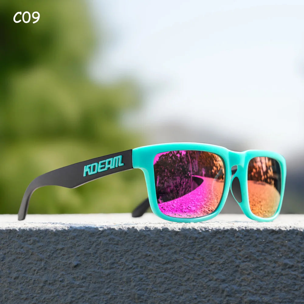 KDEAM For Young Age Small Size Polarized Sunglasses Reduce Glare and Enhance Clarity for Outdoor Sport Youthful Sun Glasses TR90