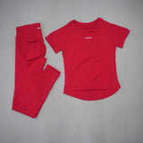 Women's Seamless Yoga Set with High-Waist Leggings