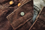 SauceZhan Brown Selvedge Denim Tapered Jeans – 13.8 oz