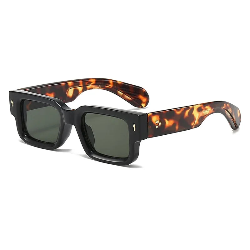 Retro Square Sunglasses – UV400 Luxury Shades