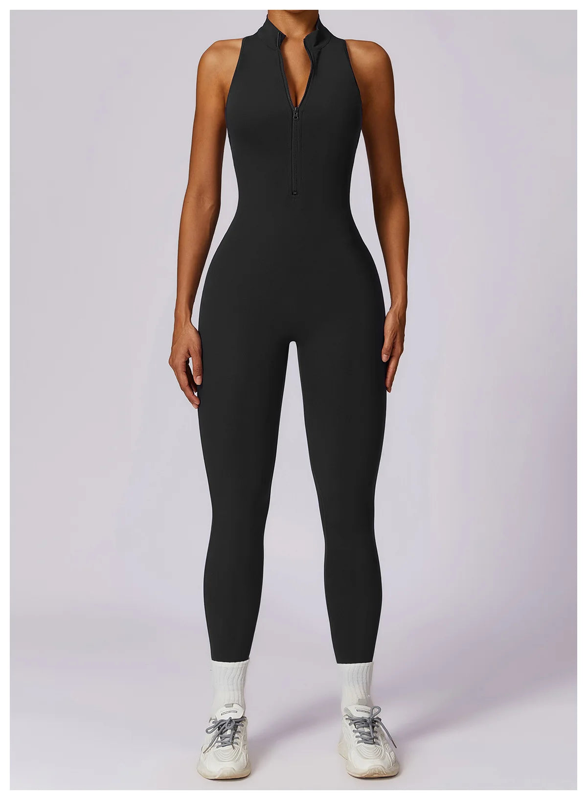 V-Back Athletic Yoga Jumpsuit