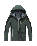 Men's Waterproof Hiking Jacket Large Size Windproof Windbreaker Camping Hunting Running Trekking Fishing Coat Men Outdoor