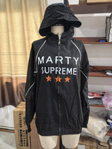Women's Lightweight Hooded Jacket with Star Graphic