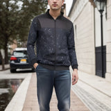 Men's Lightweight Zip-Up Baseball Collar Jacket