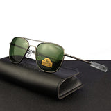 Men's Pilot Sunglasses – Mirror Lens UV400 Alloy Frame