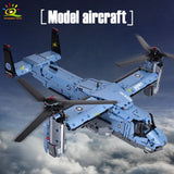 V-22 Tiltrotor Aircraft Building Set – 1,389 Pieces