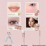 Flower Know Little Angel Collection Makeup Gift Box Eyeshadow Blush Cream Matte Lipstick Highlighter Full Kit All In One