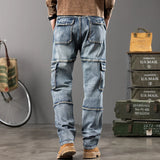 Men's Wide-Leg Straight Jeans | Relaxed Workwear Fit