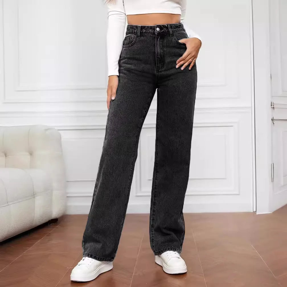 Y2K High-Street Baggy Straight Jeans