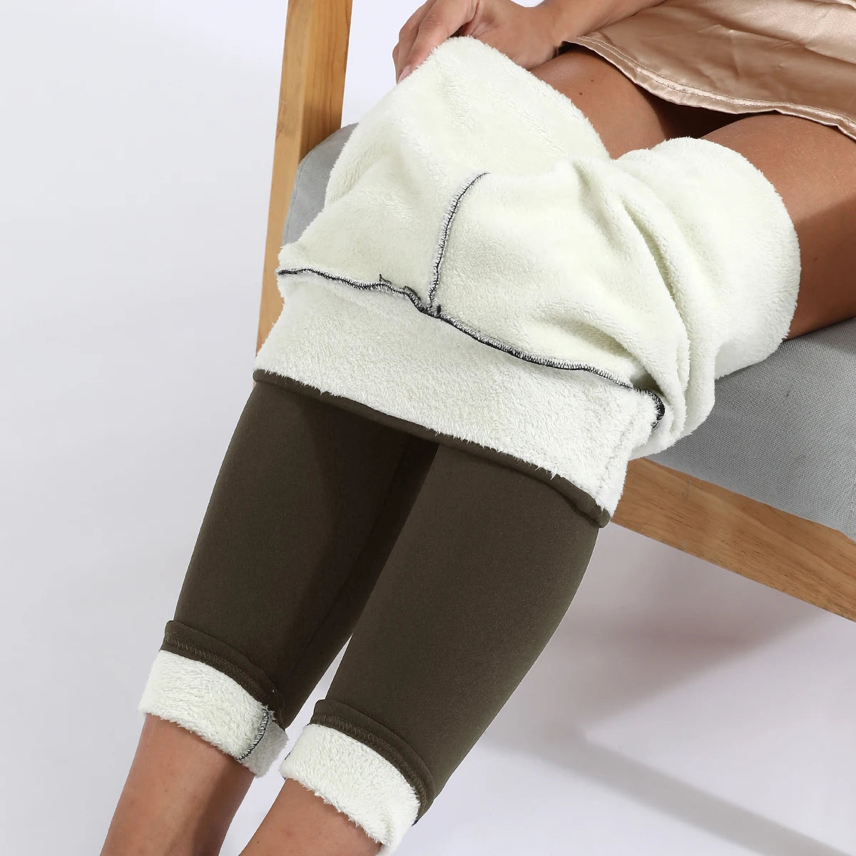 Women’s Fleece-Lined Thermal Yoga Pants