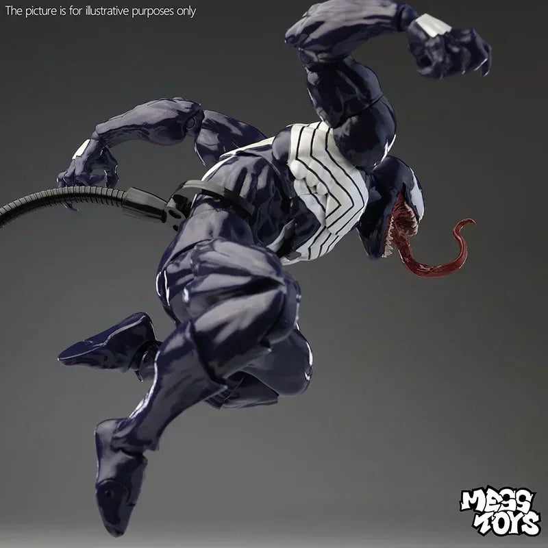 100% Original HOT Mess Toys Venom & Black Spider-Man Eddie Action Figure Anime Collectible Model Statue Gift Toys
