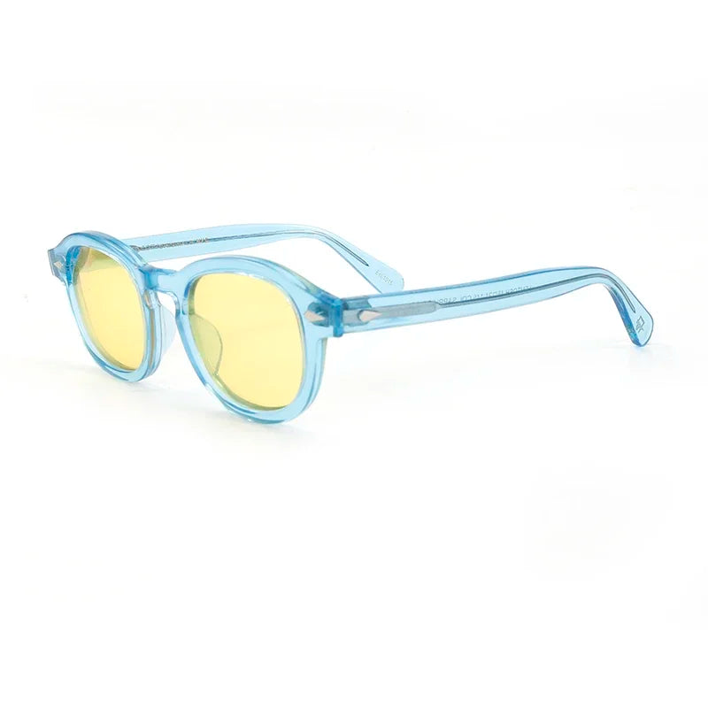 Johnny Depp Polarized Sunglasses Men Sun Glasses Woman Luxury Brand Vintage Acetate Frame Goggles
