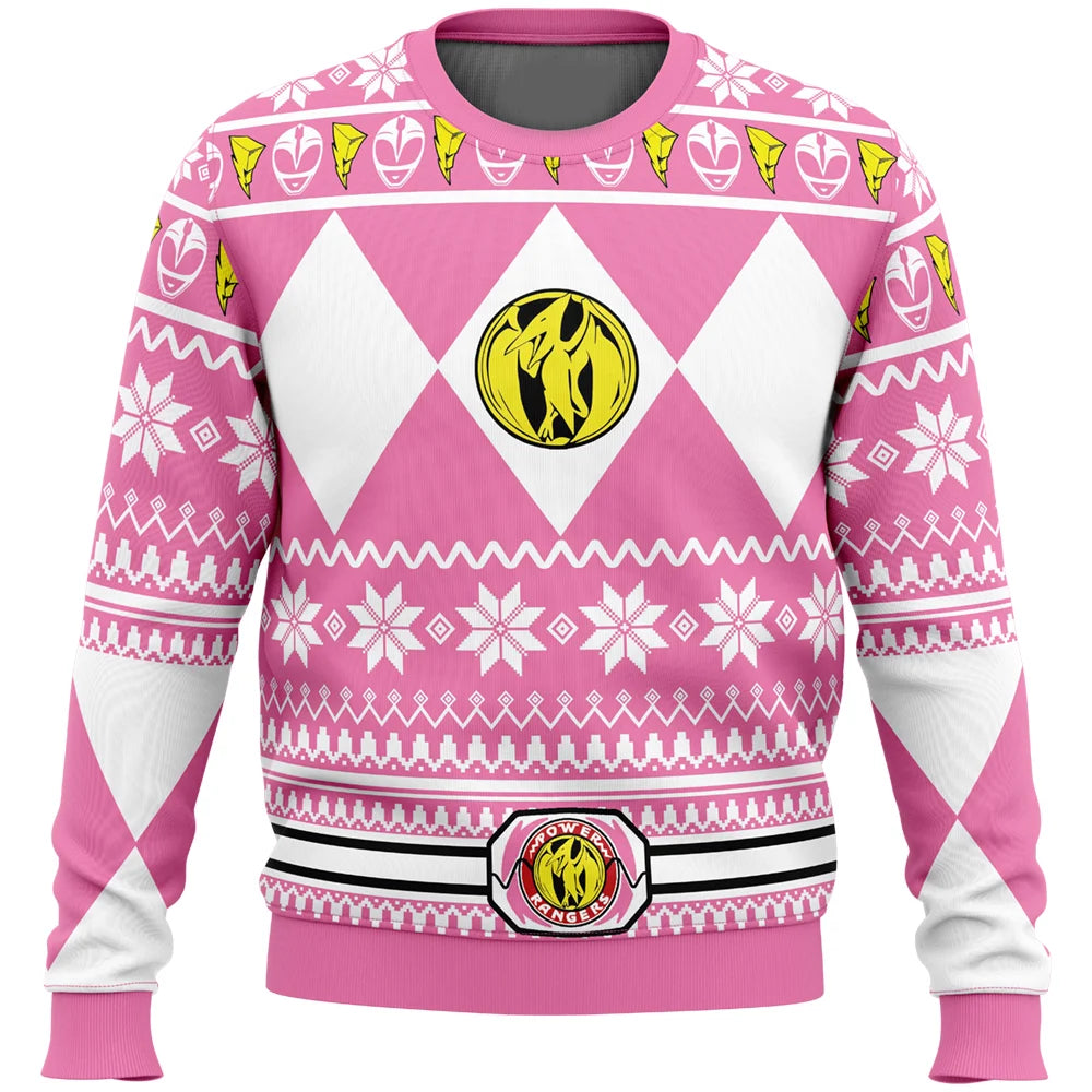 Unisex Power Ranger Christmas Sweater