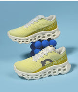 Casual Sneakers Men's Cushion Running Trainers Shock Absorbing Supercritical EVA Sneakers Breathable Fitness Athletic Shoes