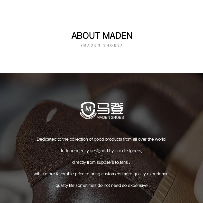 Maden Classic Brown Spliced German Trainer Shoes Flat Low-top Sneakers for Men's Spring and Autumn Casual Lace-up Sporty Shoes