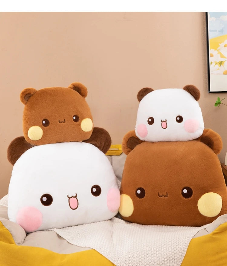 Hot 35/60/80cm Kawaii Bubu Dudu Panda Mitao Cat Plush Doll Plush Pillows Couple Gifts Cushions Cute Dolls For Girl And Boy Gift