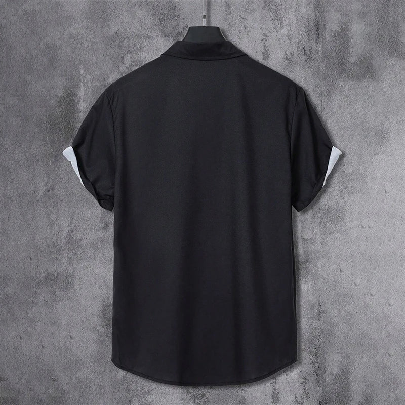 Men’s Summer 3D Graffiti Blossom Shirt