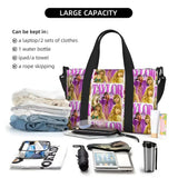 Custom The Eras Tour 1989 Taylor's Swift's American Pop Singer Tote Bag Women Large Capacity Beach Gym Travel Bags