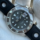 SD1953 Gray Dial Stainless Steel NH35 Watch Steeldive 40.5mm STEELDIVE Brand Sapphire Glass Men Diver Watches  hombre