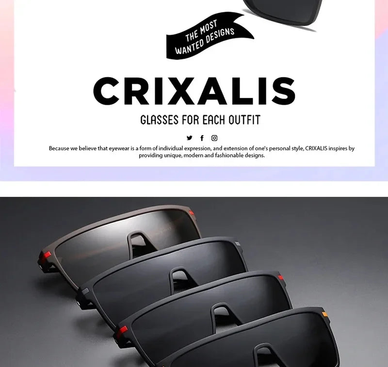 Polarized Square Sunglasses – Men & Women UV400