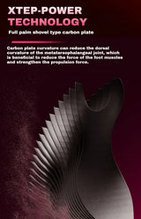 Xtep 160X 3.5 pro Running Shoes Professional Marathon PB Carbon Plate Sport Shoe Cushioning Shock Sneakers 976419110084