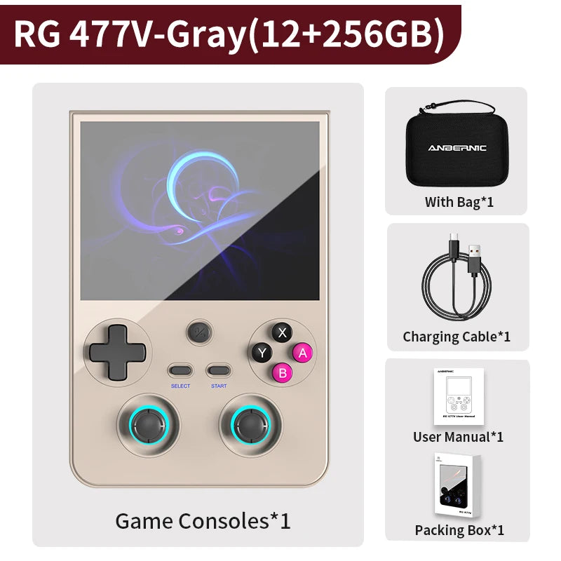 Anbernic RG477V Retro Handheld Console | Android 14 | 4.7" 120Hz