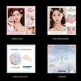 Flower Know Little Angel Collection Makeup Gift Box Eyeshadow Blush Cream Matte Lipstick Highlighter Full Kit All In One