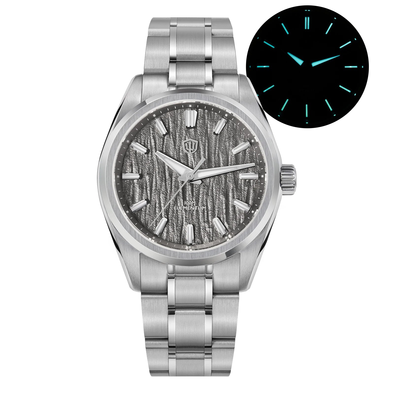 Watchdives WD0003C ice Crack Dial 38mm Men Watch VH31 Sweep Seconds Quartz Movement Sapphire Luminous 10Bar Waterproof Watches