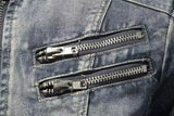 Men's USA-Made Slim Fit Denim Zipper Jacket | Autumn & Winter Casual Coat