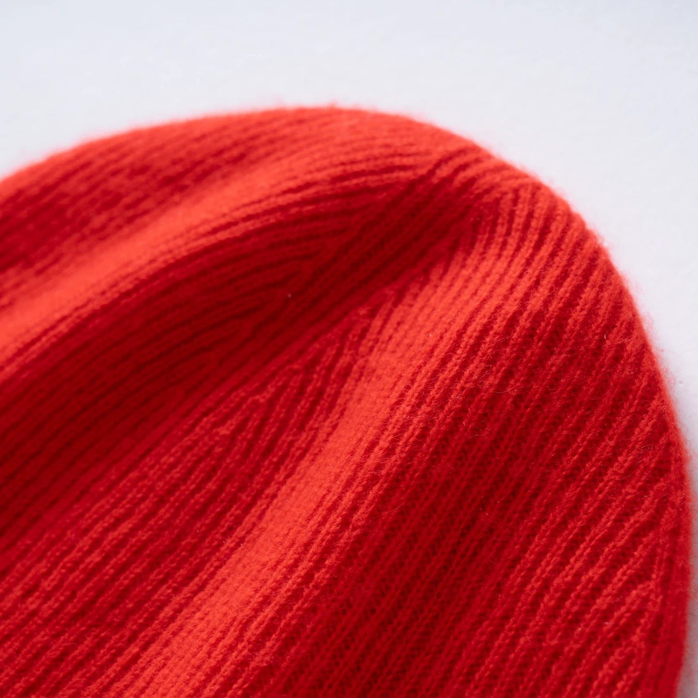 100% Cashmere Beanie Hat – Unisex Knit Winter Cap