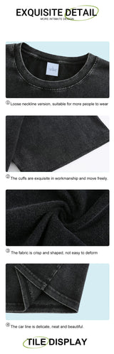 Witches Brew Coffee Black Magic Washed Retro Snow Mens T Shirt Summer Clothes Casual Tee Clothes T-Shirt Cotton Breathable Tops