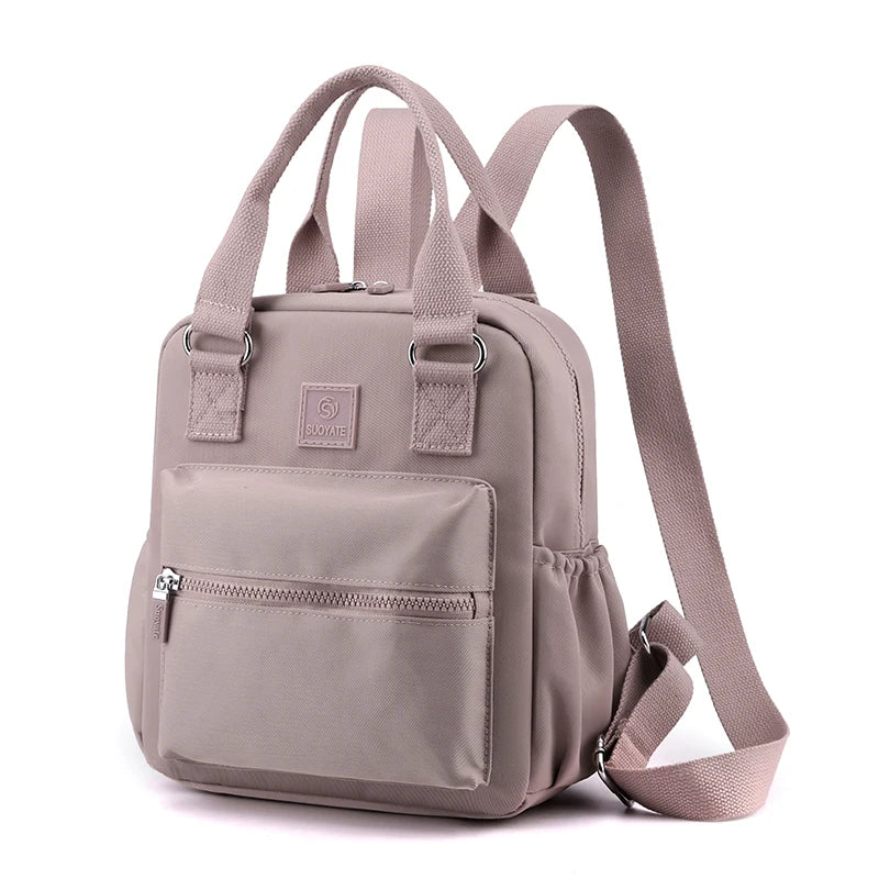 Fashion Women Small Travel Backpack Pretty Style Girls Shopping Backpack High Quality Durable Soft Fabric Daypack Backpack SAC