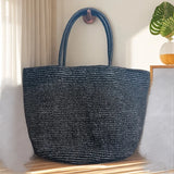 Fashionable Natural Rafia Grass Hand-woven Bag, Large Capacity, Lightweight, Versatile, Suitable for Daily Use, Women's Handbag