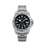 Sugess Men Watch GMT Automatic NH34 Movement 100M Waterproof Mechanical Wristwatches Dome Sapphire Crystal Limited Bracelet S463