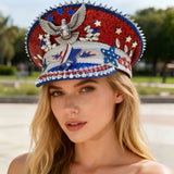 Rhinestone Captain Hat | Festival & Masquerade Cap