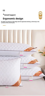 White Pillow Core Home Soft Filling Cushion 48x100/48x120/48x150/48x180 Lengthen Pillows Quilted Sleeping Cushions almohada