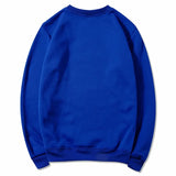 Korean Fashion Men's Round Neck Sweatshirts Autumn Long Sleeves Vacation Pullovers Tops Casual Popular Man Solid Sweat Shirts