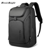 Heroic Knight Business Backpack for Men Waterproof Travel 17.3" Laptop Backpack  High Capacity Multifunctional Pack USB Charging