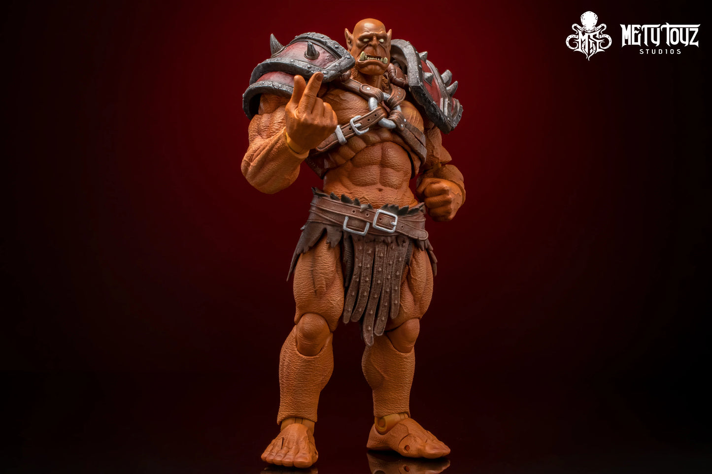 Metytoyz Limited Adventurer World Orc Ork Captain Kagas Bounty Hunter Bloody Hands Morlock Soldier Action Figure Special Edition