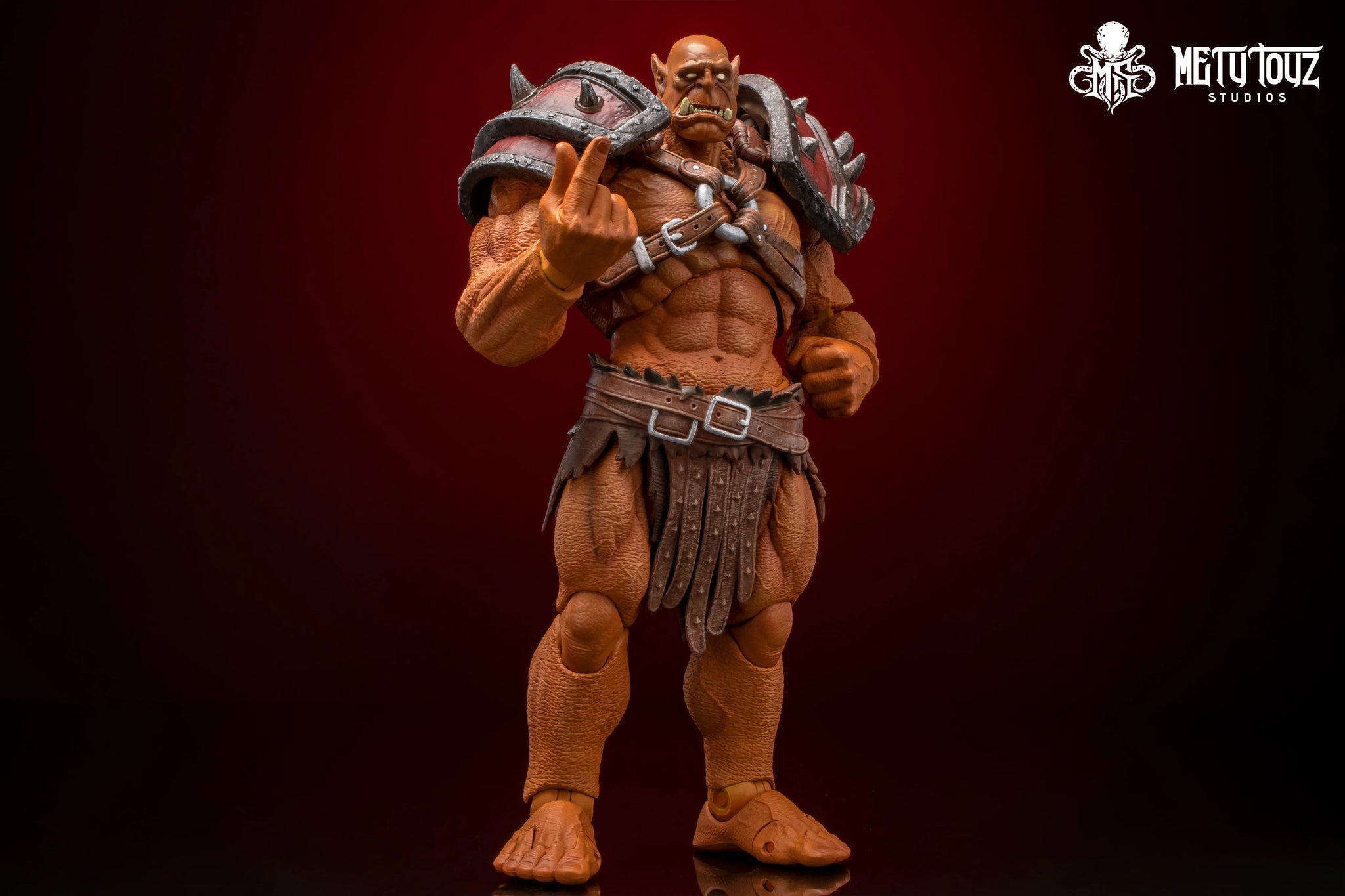 Metytoyz Limited Adventurer World Orc Ork Captain Kagas Bounty Hunter Bloody Hands Morlock Soldier Action Figure Special Edition