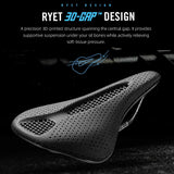 RYET Carbon 3D Printed Bike Saddle 145/155mm