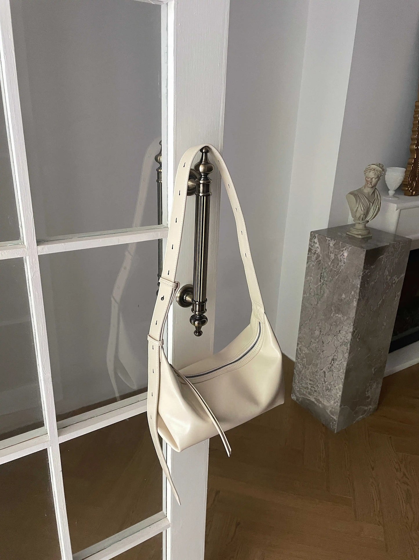 Motingsome Handbag Shoulder Pouch Woman Tote Smooth Cow Leather Crossbody Lady Spring Saddle Red Mini Messenger Purses 2025 New