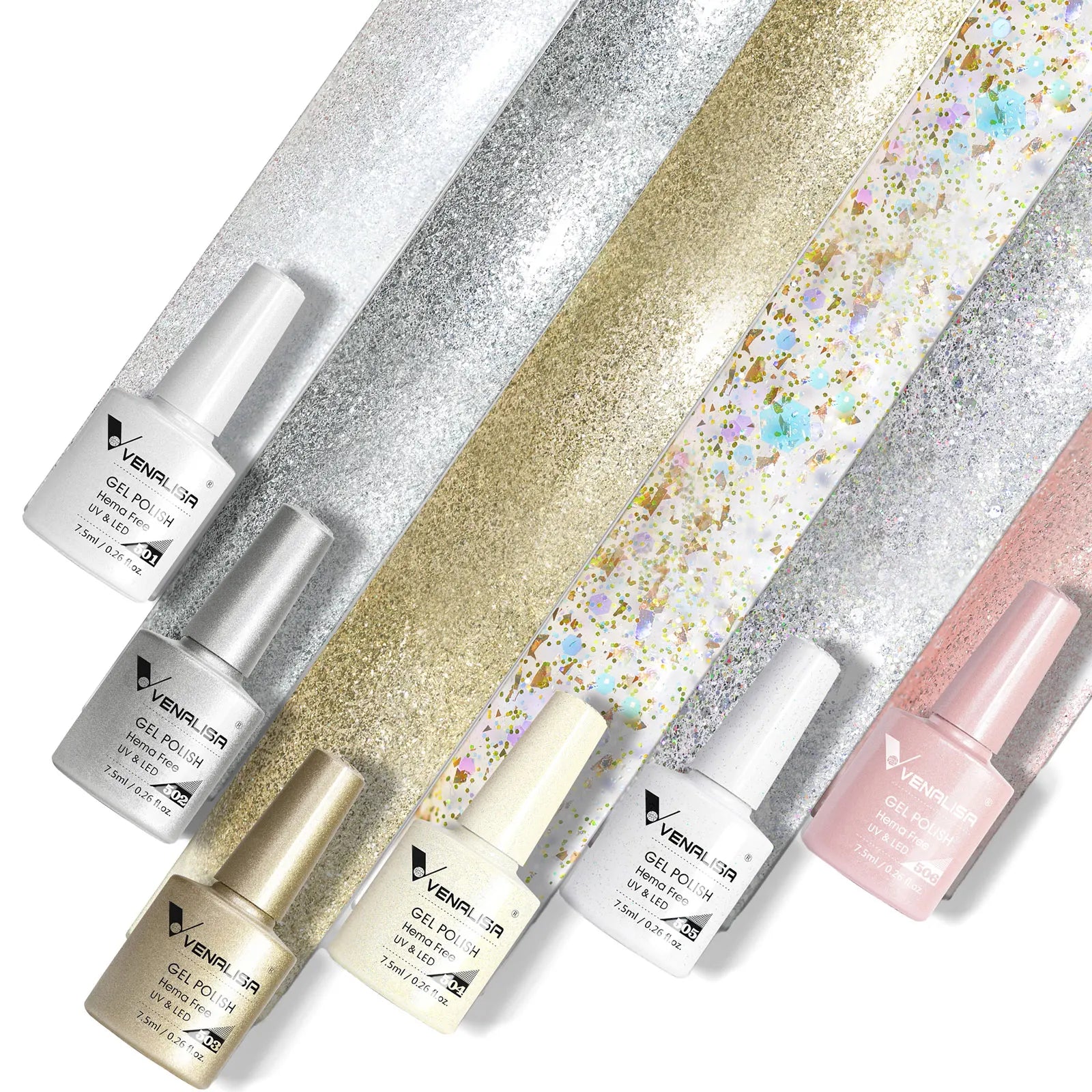 Venalisa HEMA-Free Gel Polish Kit | 6 Shades, 7.5ml