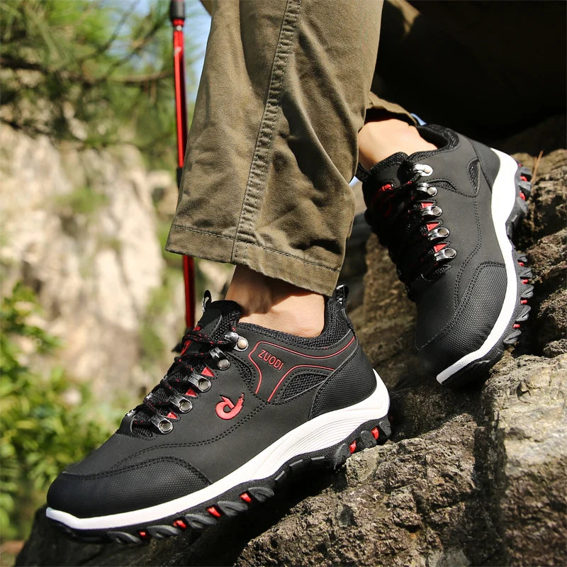 SNORW Men's Microfiber Casual Sneakers | All-Season Style