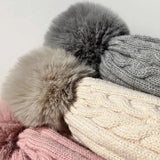 Women warm beanie hat men Plush and thickened cap winter ear protection high-end ski hat warm big head knit hat women's winter