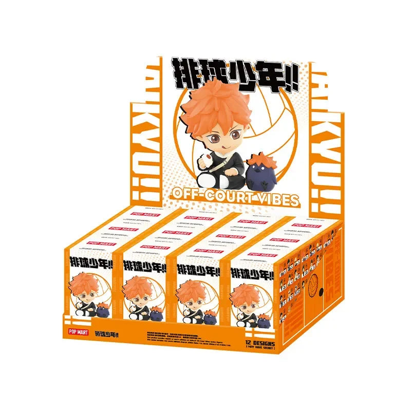 POP MART HAIKYU!! OFF-COURT VIBES Series  Mystery Box Genuine Blind Box Guess Toys Bag Ornament Figurine Home Decor Desktop Doll