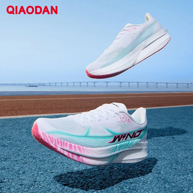 QIAODAN Man Trail Running Shoes 2026 WIND 4 Men's GYM Jogging Sport Shoes Mesh Breathable Athletic Running Sneakers QDB023262298