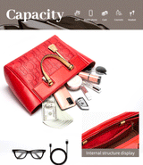 CHCH Women's Handbag 2024 New Brand Embossed Large Capacity Business Wallet