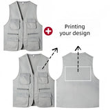 Men's Multi-Pocket Safari Vest – Lightweight All-Season Outerwear