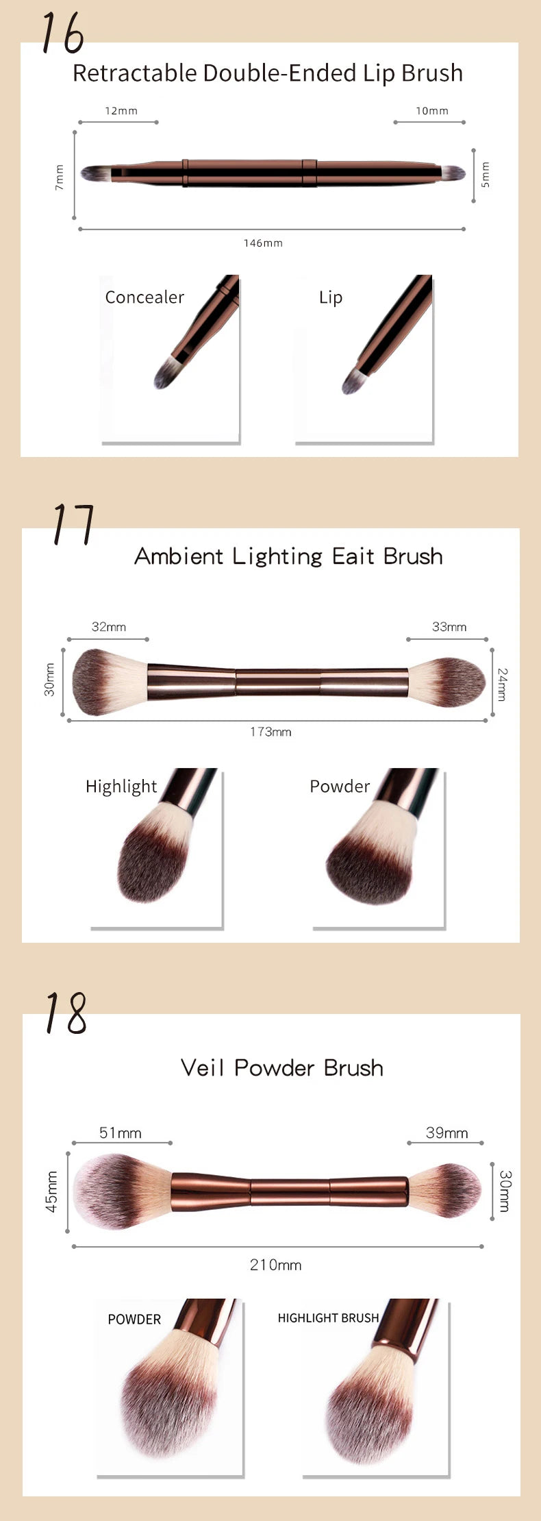Hourglass 23-Piece Professional Makeup Brush Set